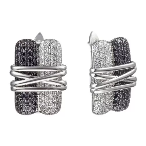 Серьги 20С153500 серебро