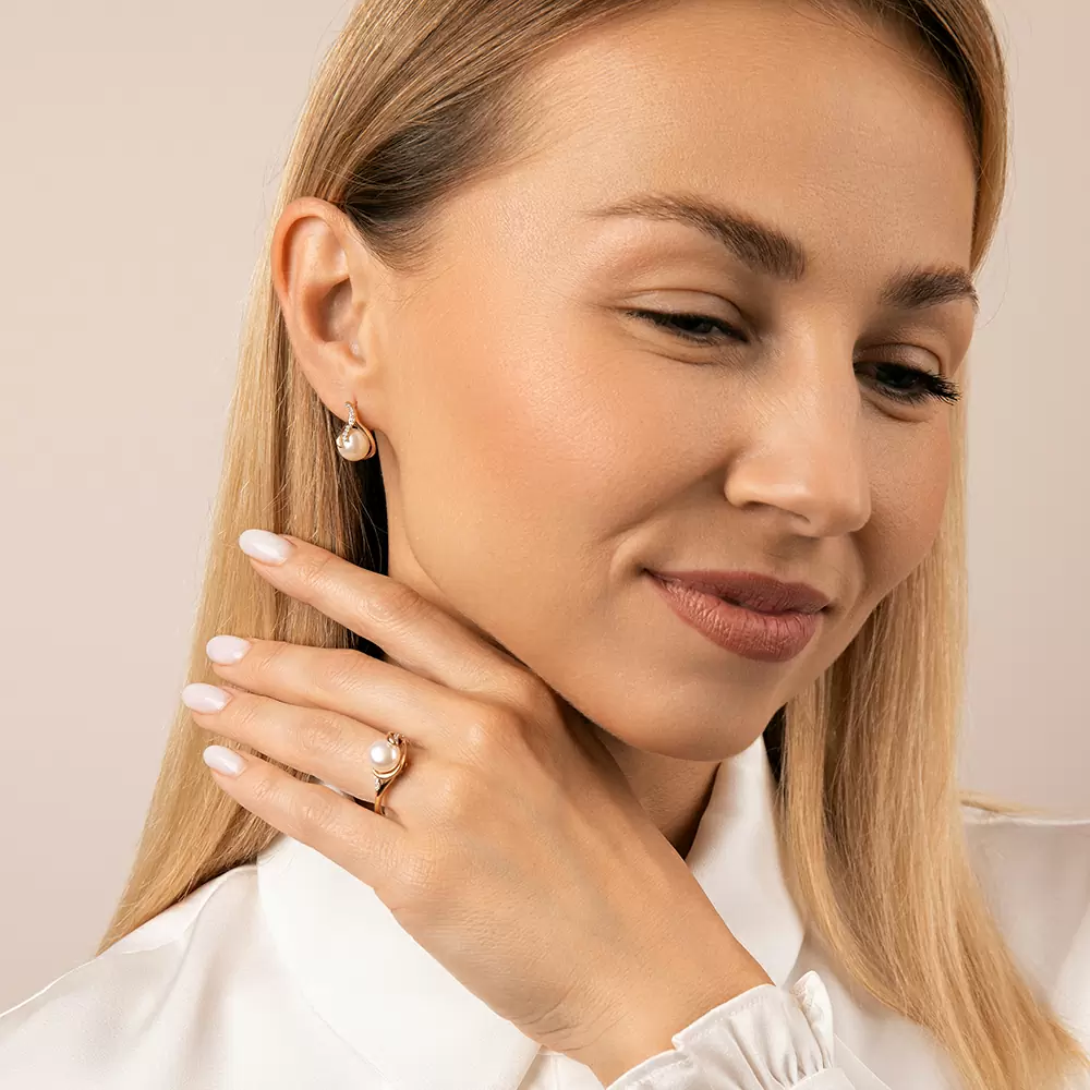 Серьги С290-1-552Р золото_2