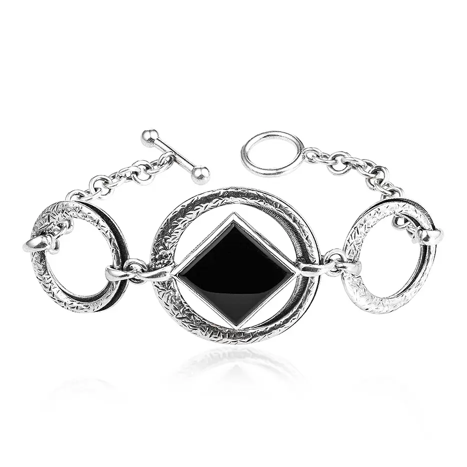 Браслет BR091601ONX-CSQ-M серебро
