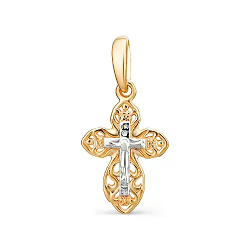 Крест христианский Кр102-264 золото