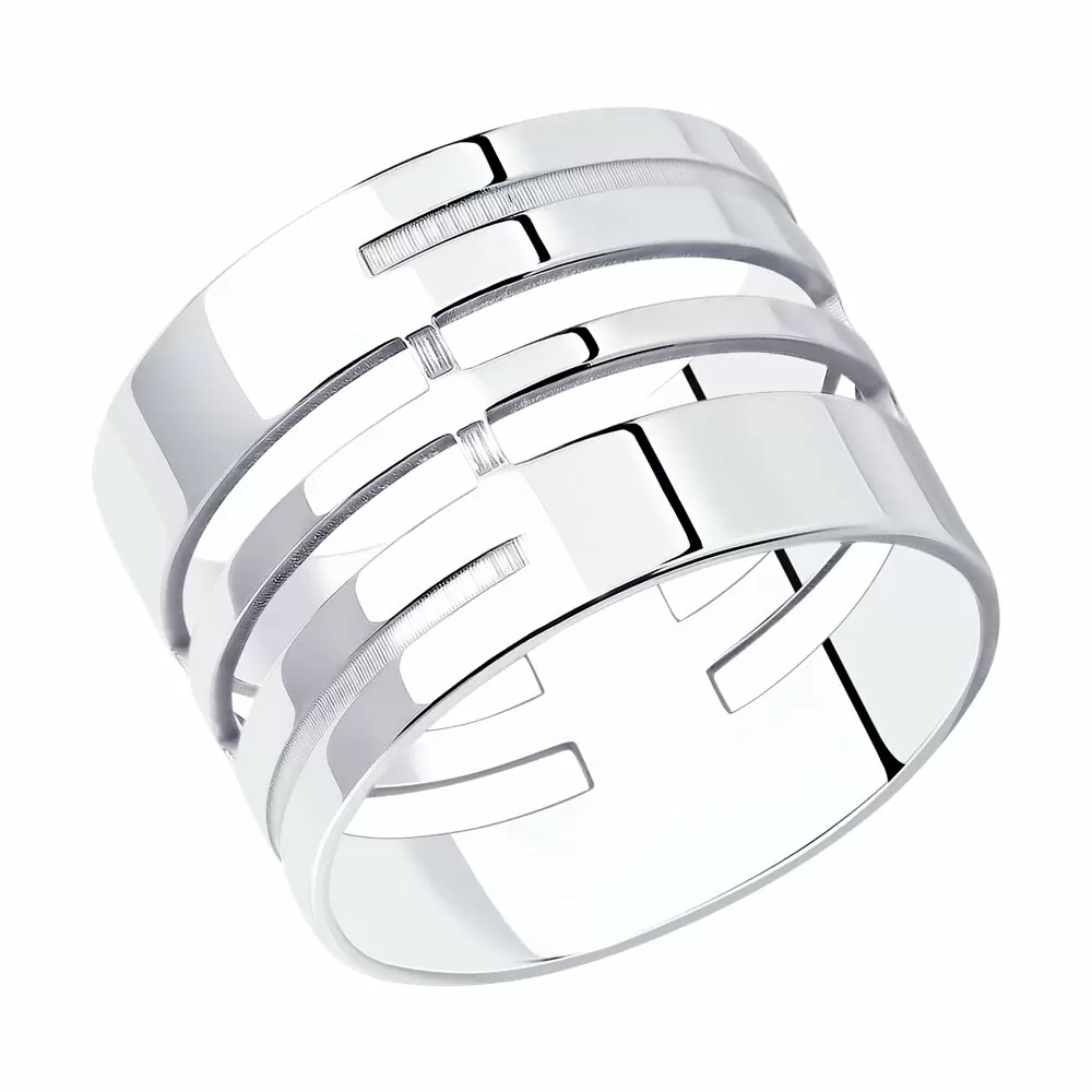 Кольцо 94013616 серебро_0