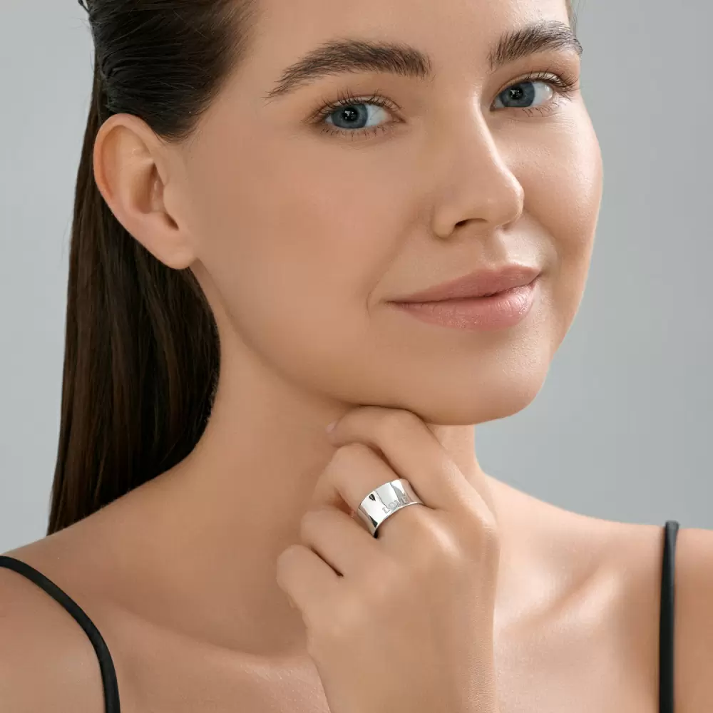 Кольцо 94014418 серебро LOVE