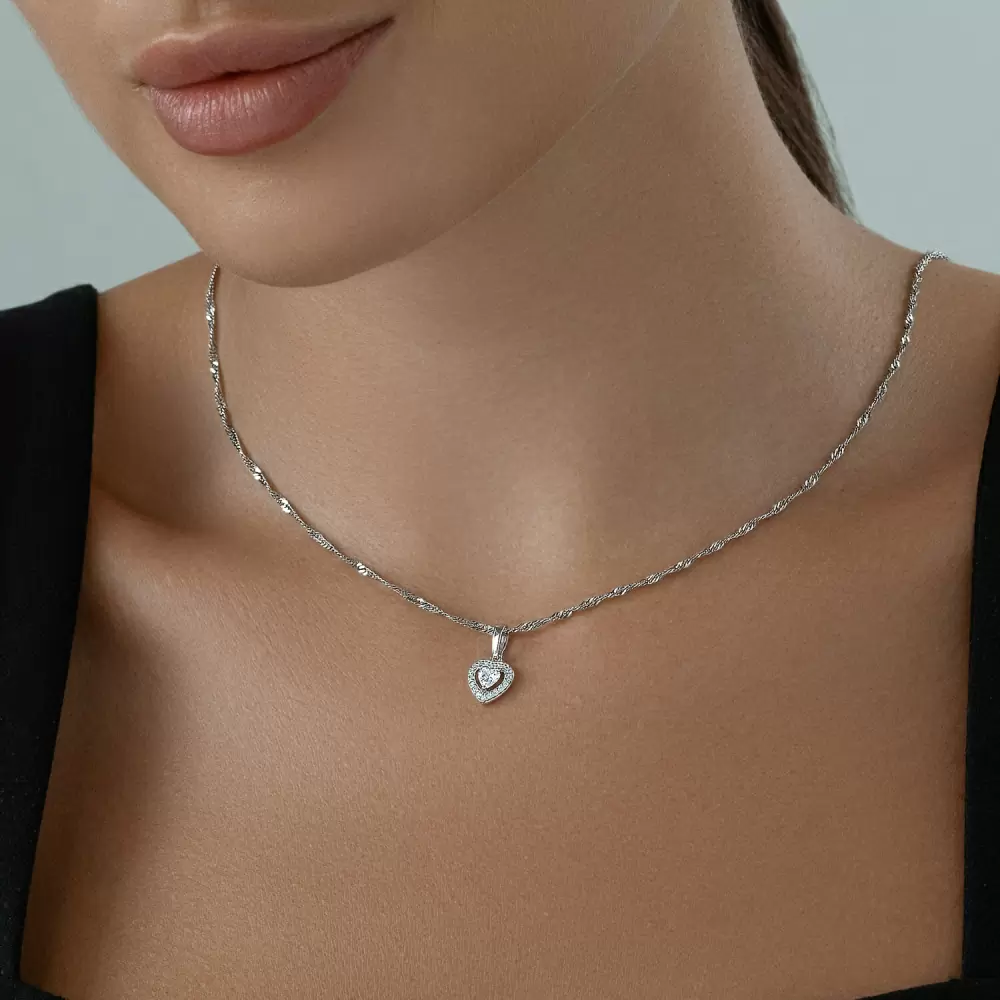 Подвеска 94032826 серебро Сердце_1