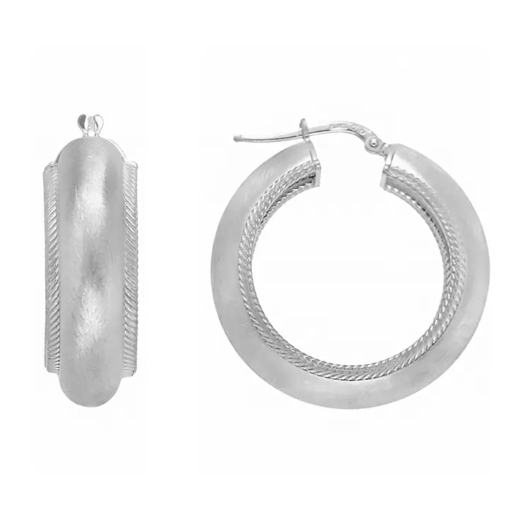 Серьги конго GM4537GR-S серебро