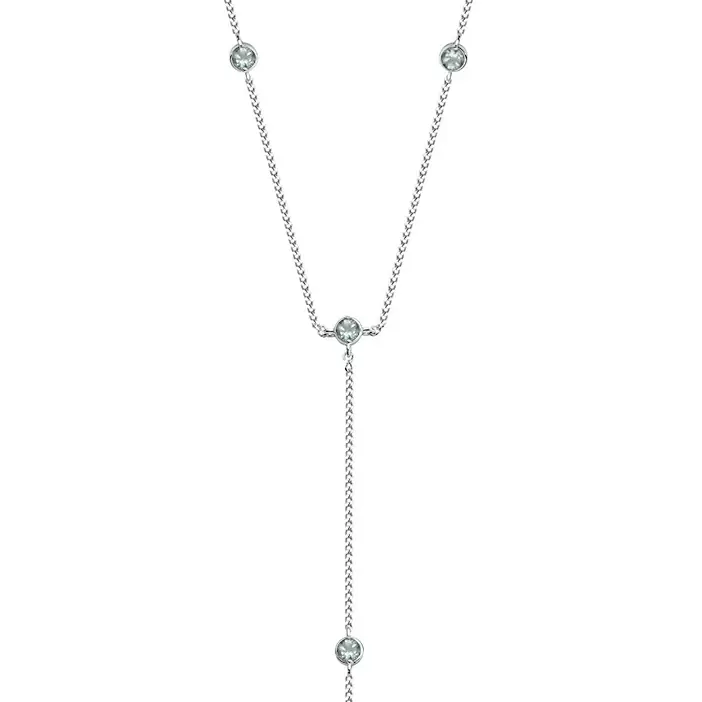 Колье галстук Кц-2293рс16139 серебро