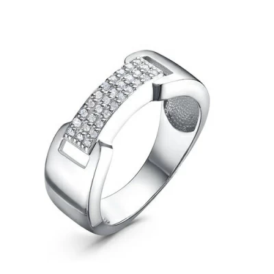 Кольцо с1105850 серебро Дорожка