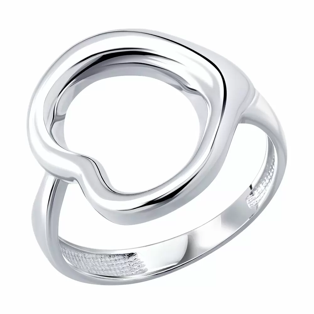 Кольцо 94014695 серебро Сердце