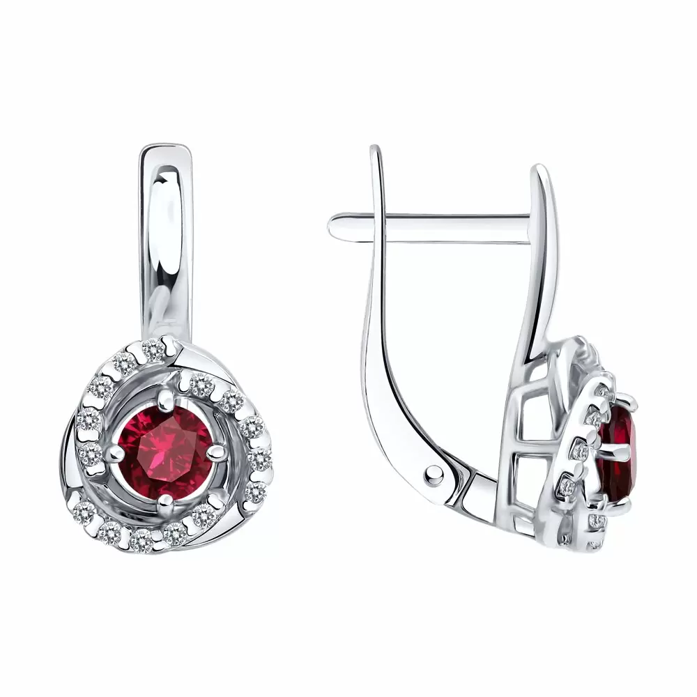 Серьги 64020003 серебро
