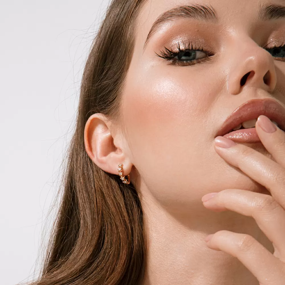 Серьги дорожка 025782-1100 золото_1