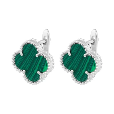Серьги TC-E1207-1-X-W-Mal-X-X серебро Ван Клиф