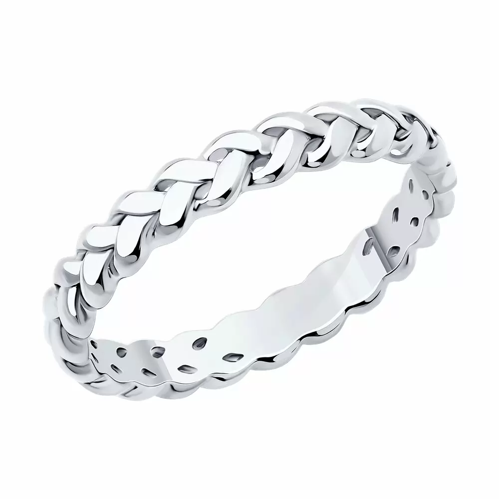 Кольцо 94014087 серебро