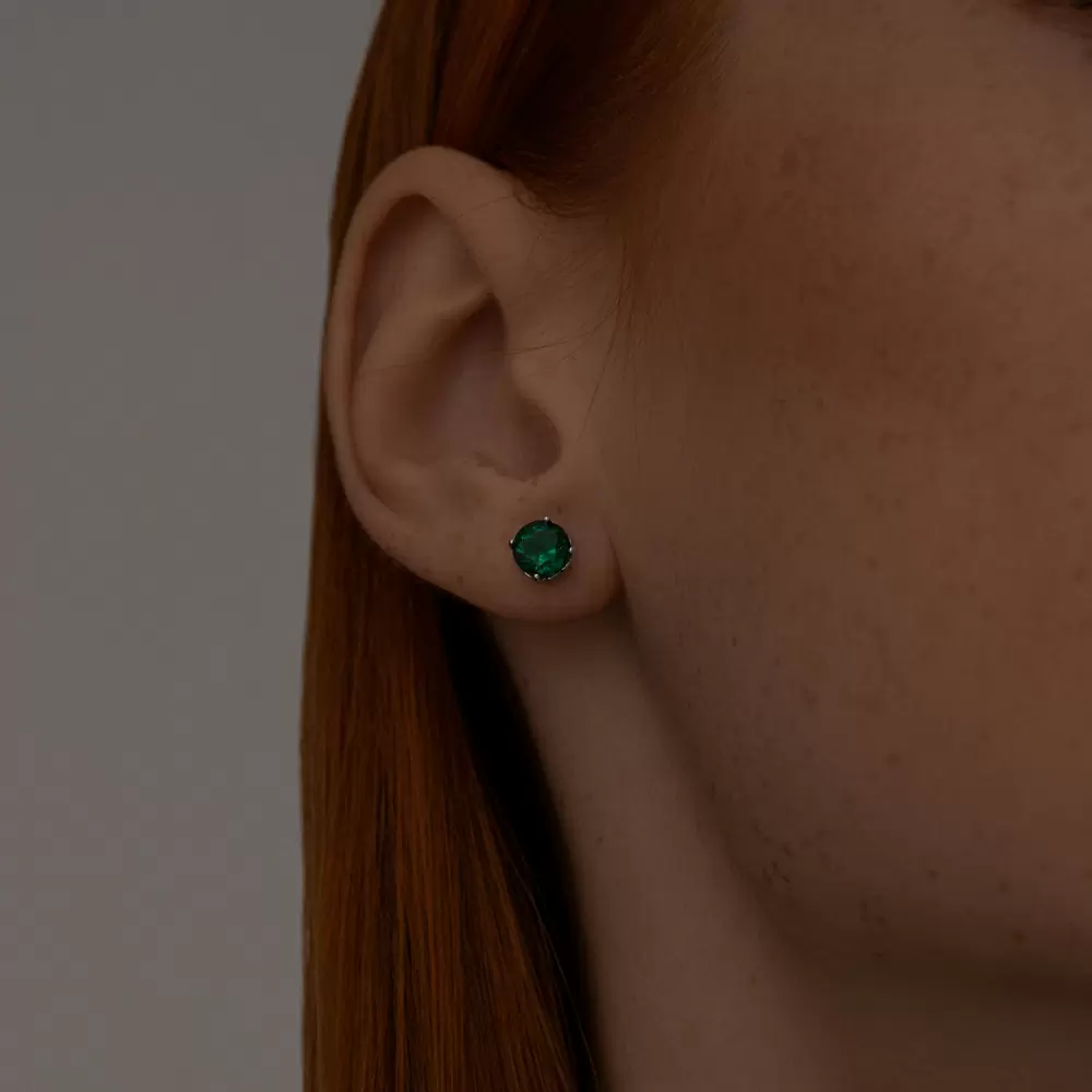 Серьги пусеты 82020012 серебро