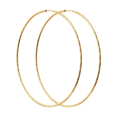 Серьги конго 93-124-01874-1 серебро