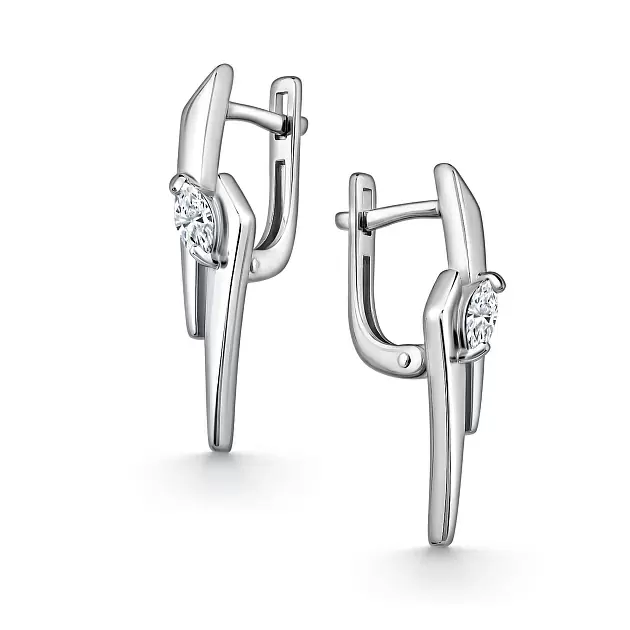 Серьги 02-5096.00КЦ-00 серебро