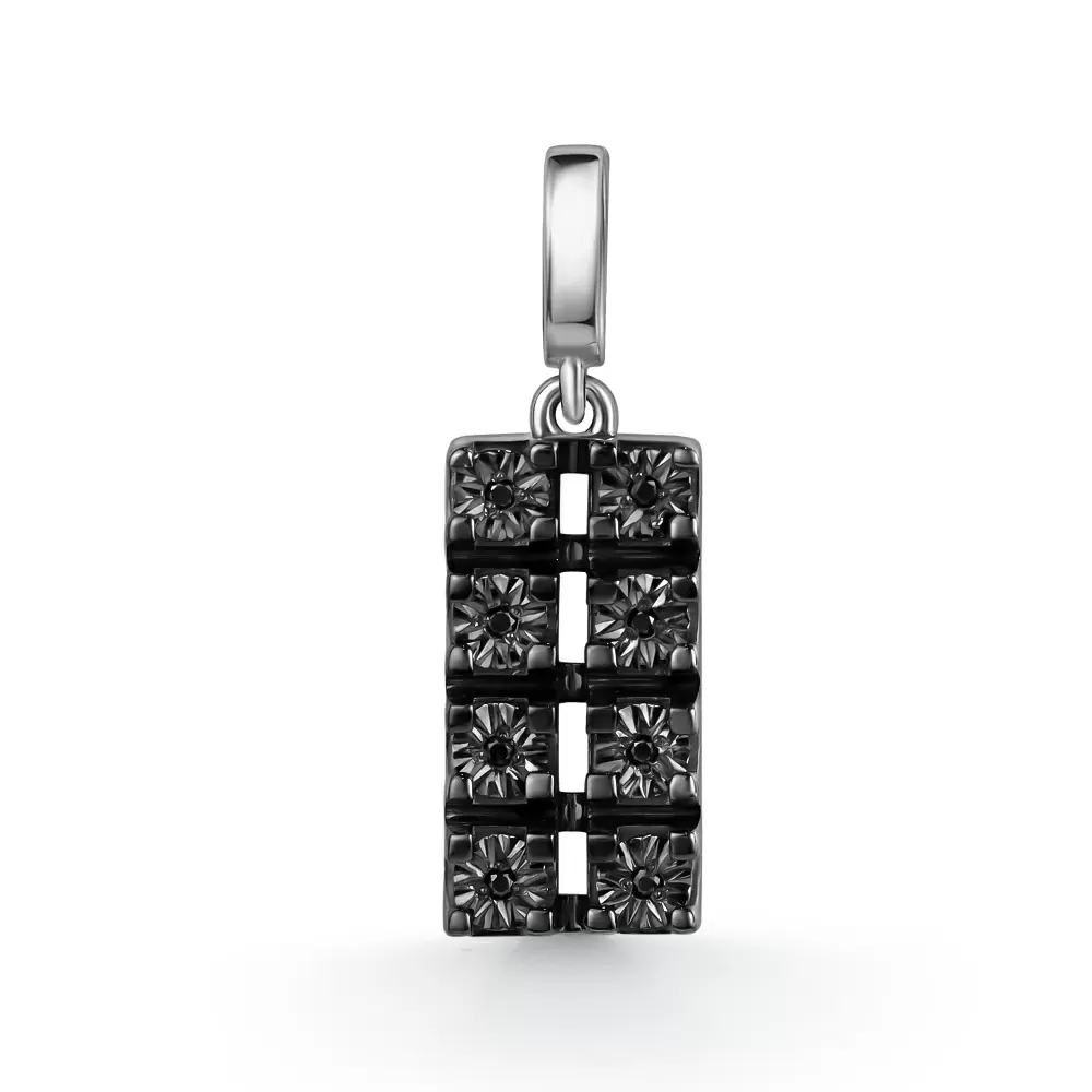 Подвеска 03-10-51369-12-00 серебро бриллиант