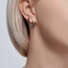 Серьги серьга одиночная 94170275 серебро_2