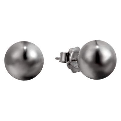 Серьги пусеты ISt406Eb-2246-10 серебро Шар