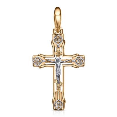 Крест христианский Кр102-2465 золото