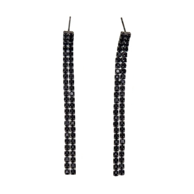 Серьги подвесные 321110067b ювелирный сплав