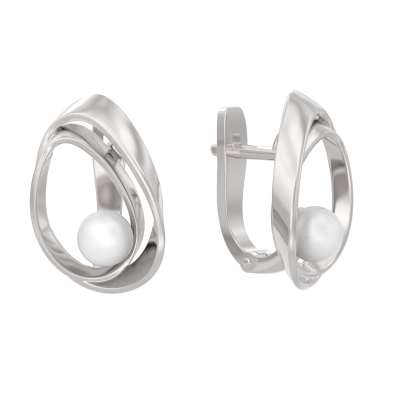 Серьги 1057932-01250-2S серебро