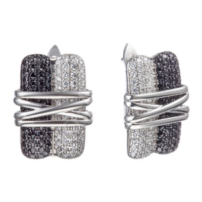 Серьги 20С153500 серебро