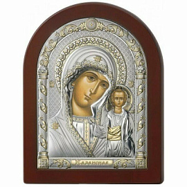 Икона 84124.5ORO ювелирный сплав Казанская Божья Матерь