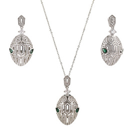 Комплект 5018711550 ювелирный сплав Булгари Змея