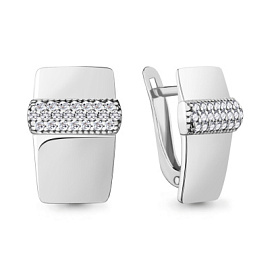 Серьги 48370А.5 серебро